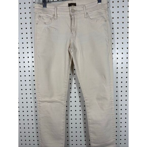 Mother bump in the night off white denim jeans size 27 - Picture 7 of 11